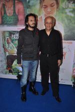 Vishesh Bhatt, Mukesh Bhatt at Finding Fanny success bash in Bandra, Mumbai on 15th Sept 2014